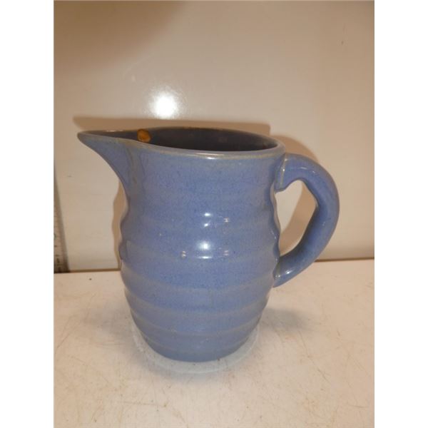 Blue Medalta Stone Jug.