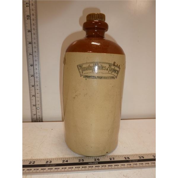 Lovatt & Langley Ware Stone Bottle with Lid