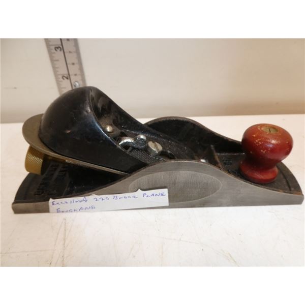 Antique 220 Brass Plane-Made in England