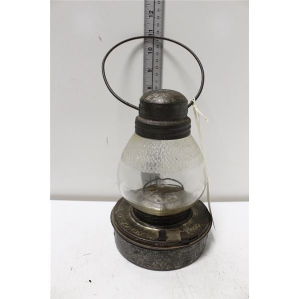 Antique Battery Powered Lamp