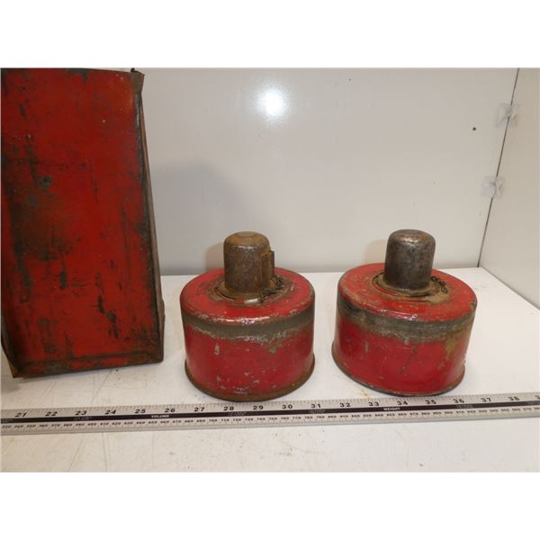 Set of Flares in Original Protective Metal Case