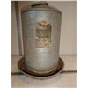 Image 1 : 3 Gallon Galvanized Chicken Feeder