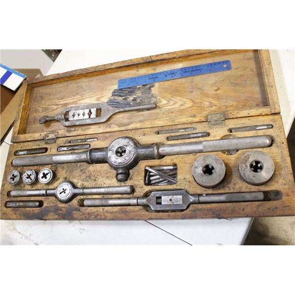 Antique Tap & Die Set  in Original Box.