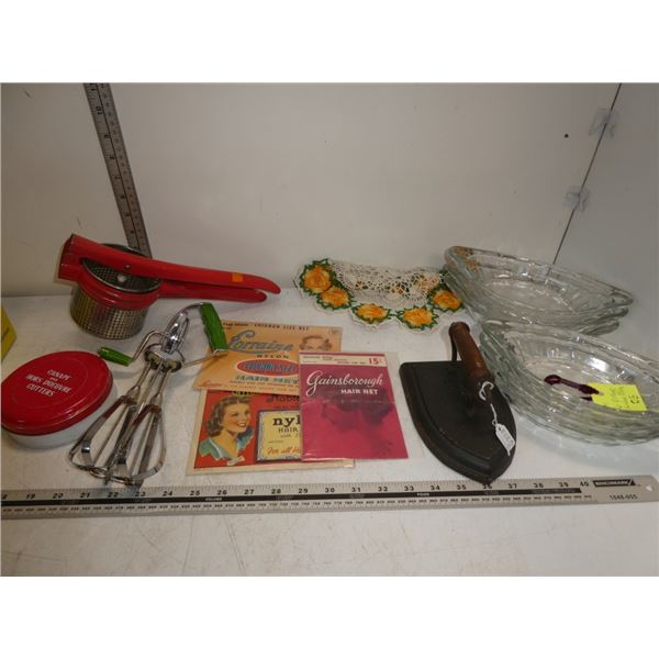 Vintage Kitchen Accessories: Dessert Dishes, Hand