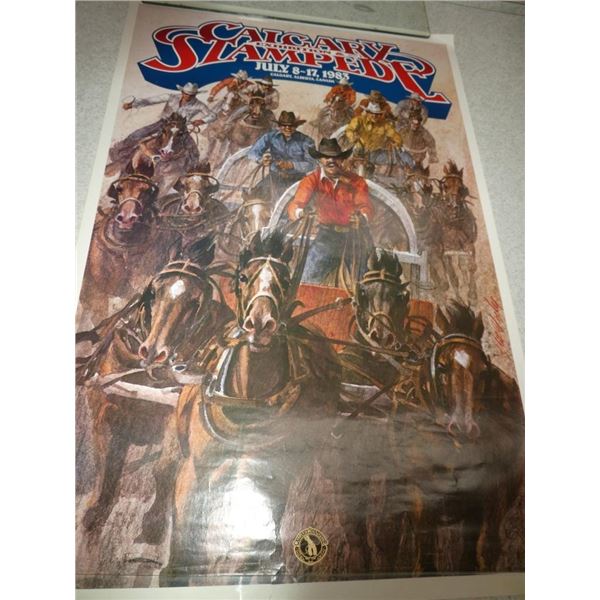 Calgary Stampede Poster 1983