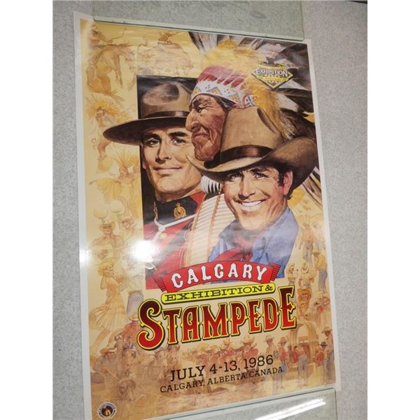 Calgary Stampede Poster 1986