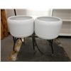 Image 1 : Vintage Double Enamel Washtubs on stand