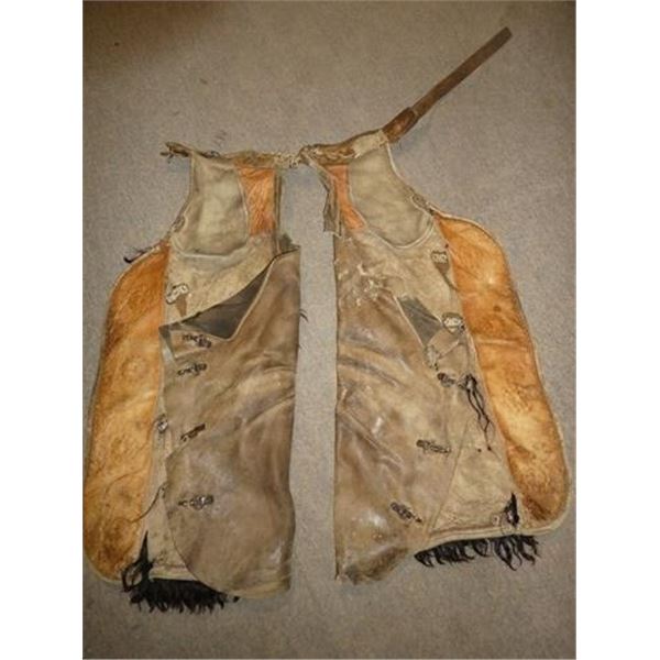 Set of Antique Leather Chaps