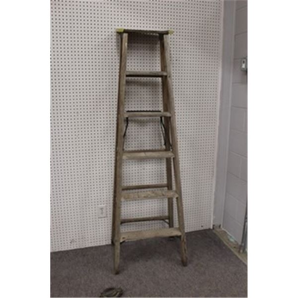 Antique Wooden Ladder