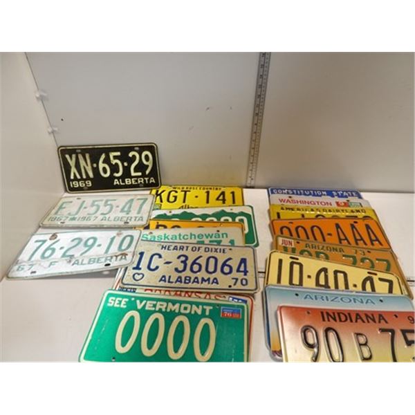 Misc. Vintage Licence Plates