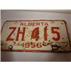 Image 2 : Collection of vintage alberta license plates