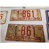 Image 3 : Collection of vintage alberta license plates