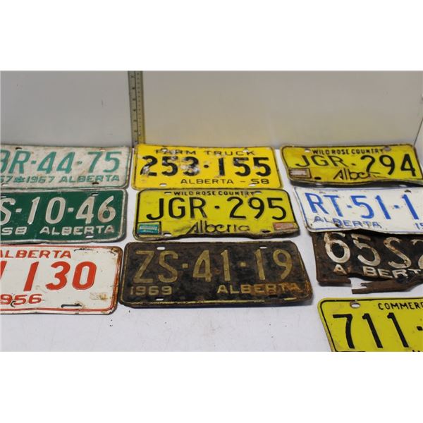 Misc. Antique Licence Plates