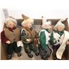 Image 1 : 4 Smiling  Elf Figurines