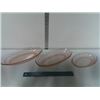 Image 1 : 3 Depression Oval Glass Serving Dishes