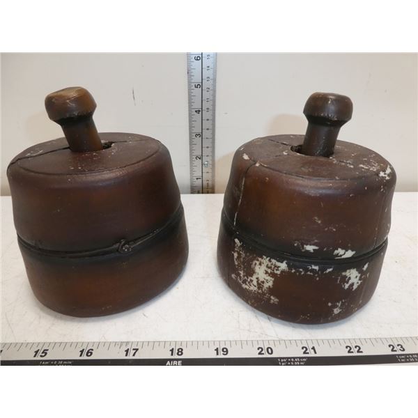 2- Antique Wooden Cookie  Press??