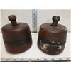 2- Antique Wooden Cookie  Press??