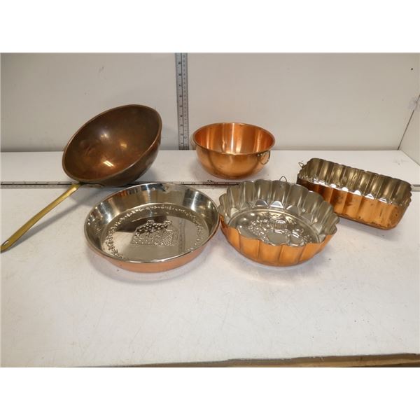 Vintage Copper Baking Pans