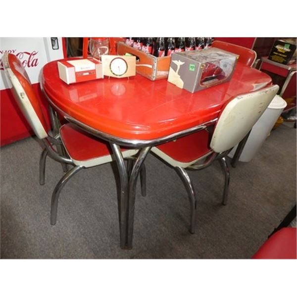 Vintage Arborite Table and 4 chairs