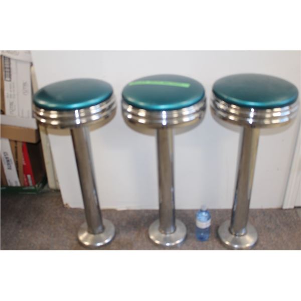 3 Vintage Ice Cream Parlor Chairs