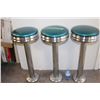 3 Vintage Ice Cream Parlor Chairs