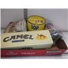 Image 1 : Misc. Vintage Tins: Camel Filters, Top Cigarette,