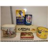 Image 3 : Misc. Vintage Tins: Camel Filters, Top Cigarette,