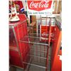 Image 1 : Coca Cola Display Rack with Metal Sign