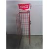Image 3 : Coca Cola Display Rack with Metal Sign