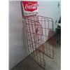 Image 5 : Coca Cola Display Rack with Metal Sign