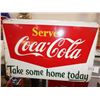Image 8 : Coca Cola Display Rack with Metal Sign