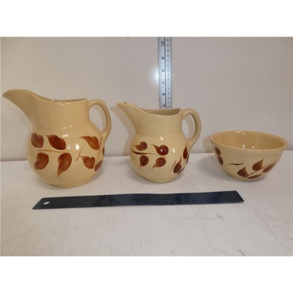 U.S.A Stoneware Jugs and Bowls