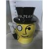 Mr. Peanut Ceramic Lidded Jar