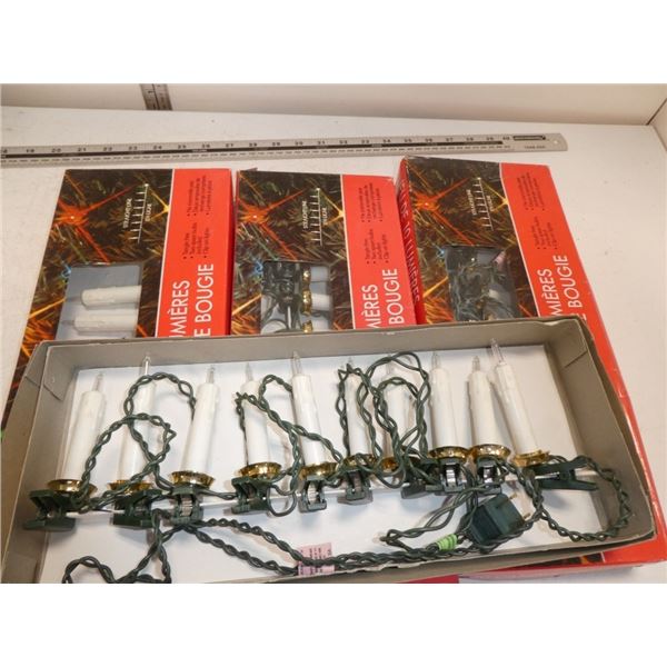 4- Setsof Vintage Christmas Lights in Original