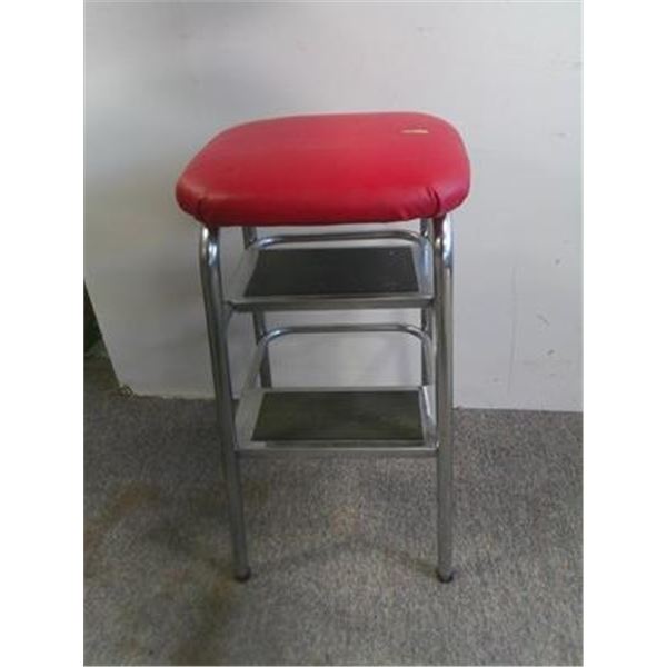 Vintage Chrome Step / Stool