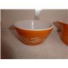Image 3 : 3 Pyrex Orange Grain mixing  bowls