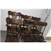 6 Antique Wooden Chairs