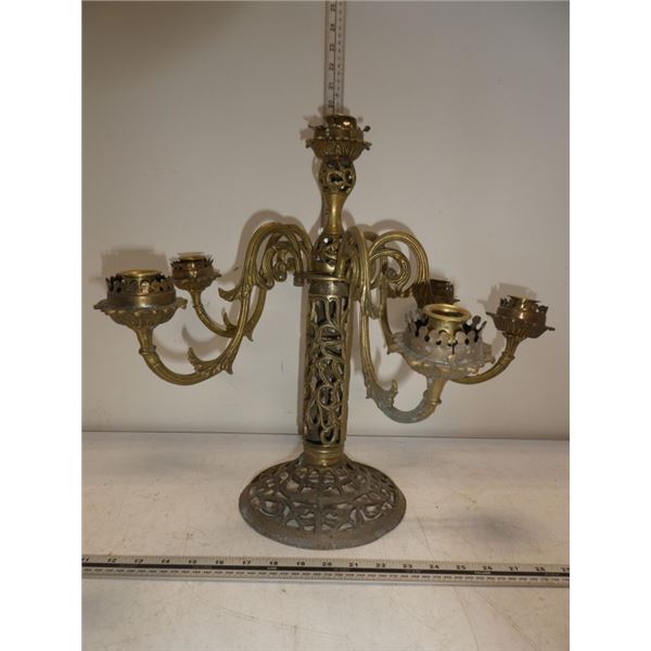 Freestanding Brass Candelbra