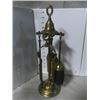 Image 1 : Small , Brass Fire Place Set