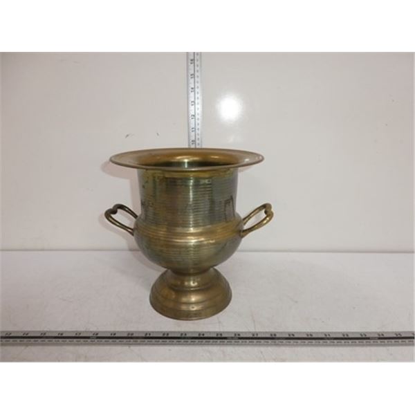 Vintage brass champagne bucket