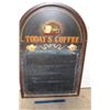 Image 1 : "Today's Coffee" Wooden Sign