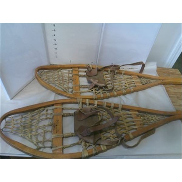 Antique Torpedo Set of Snow Shoes