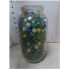 Image 1 : Glass Jar with Marbles