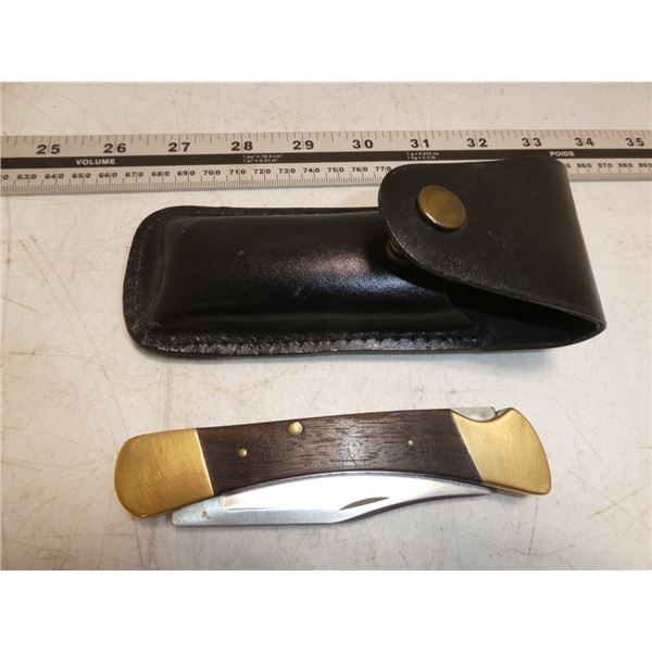 Vintage Buck Knife with Sheath