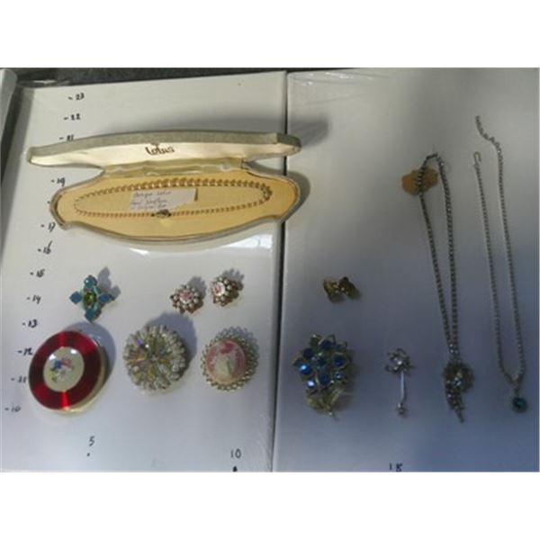 Misc. Vintage Jewelry, Antique Lotus Pearl Necklae