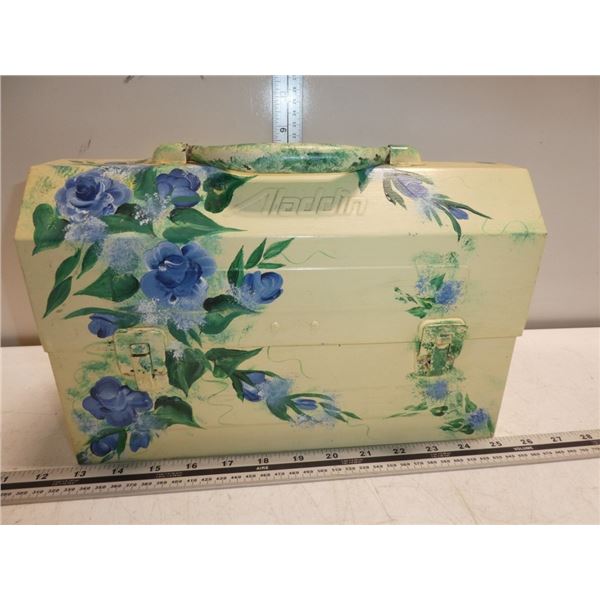 Metal Handpainted Lunch Box