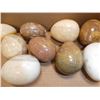Image 3 : Misc. Stone Eggs and 2 Hand Painted Eggs