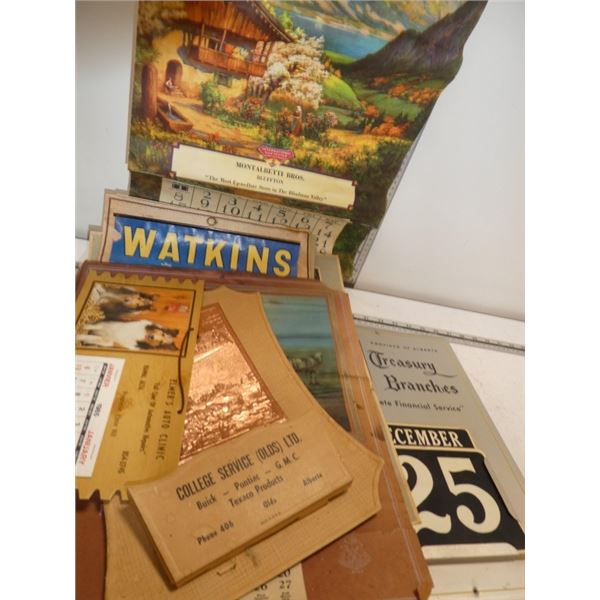 Misc. Antique Calenders