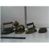 Image 1 : 4 Antique Irons