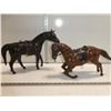 Image 1 : Folkart 2 Paper Mache Horses